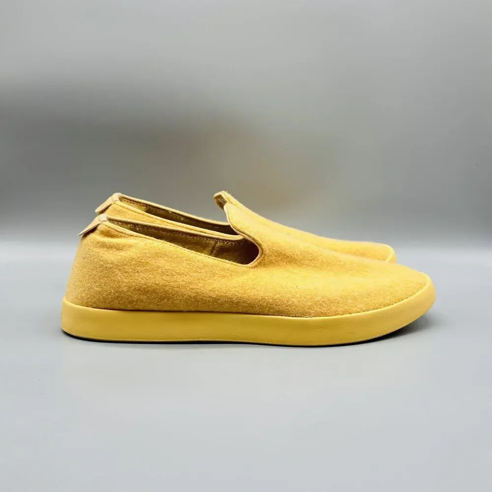 Allbirds Shoes Mens 12 Yellow Wool Lounger Slip On Sneaker Merino Casual Comfort